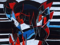 Flash 80x80 cm acrÃ­lico/lienzo 2015