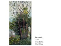 Jacaranda 2017 Óleo/tabla 60x120 cm